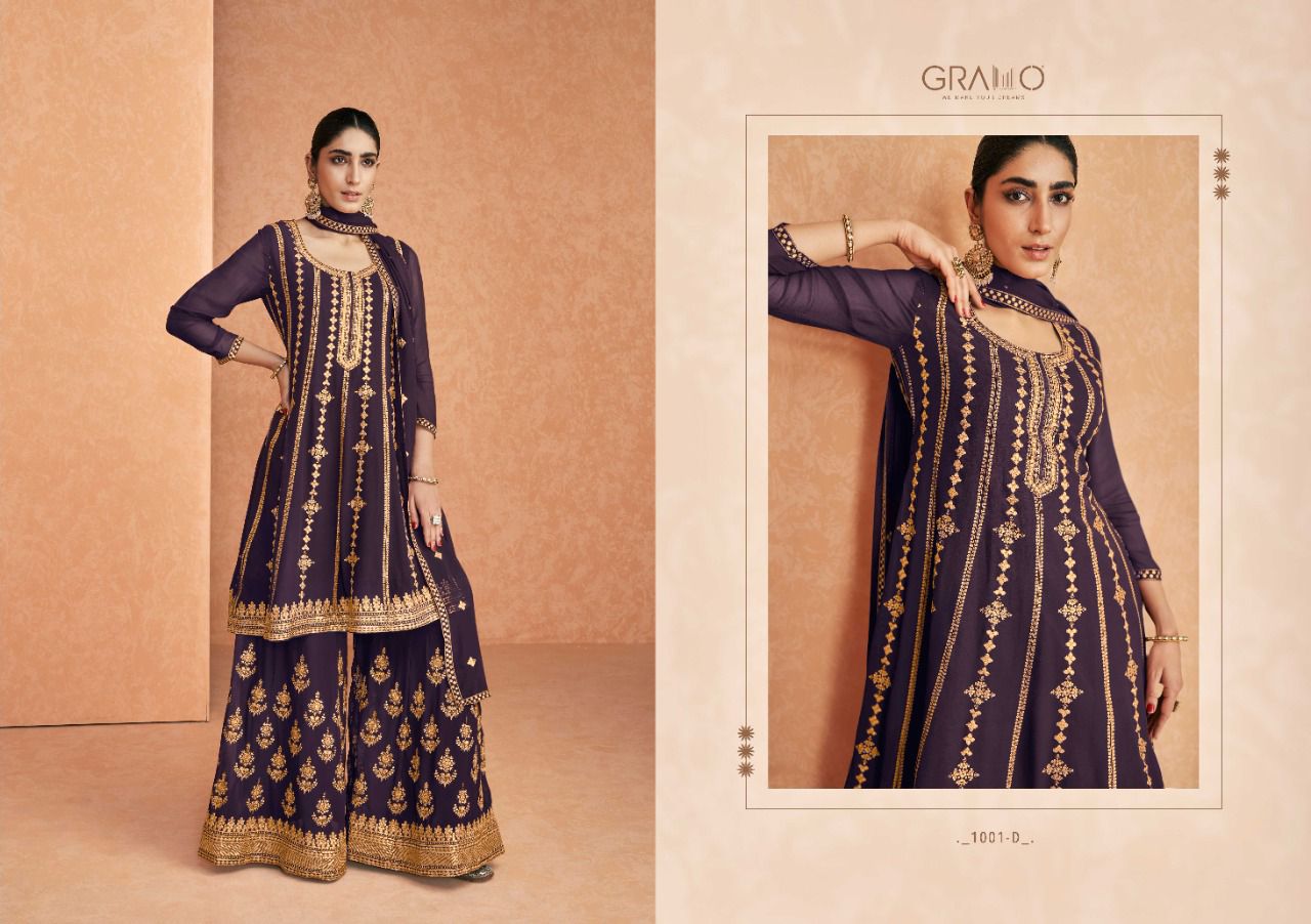 Colour full 2 Heavy Designer Wedding Wear Readymade Latest Suit Collection